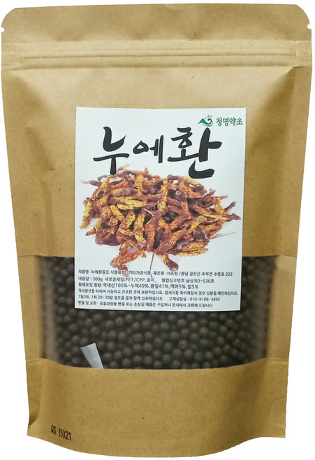 청명약초 누에환 골드, 1개, 300g