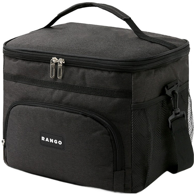 랑고 디커버 쿨러백 15L, 블랙, 1개
