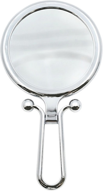 miro line 3倍放大雙面手拿鏡 中型 11.4 x 21 x 1.8cm, 銀色, 1個