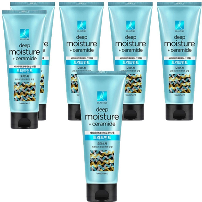 엘라스틴 세라마이드 모이스처 트리트먼트, 200ml, 6개