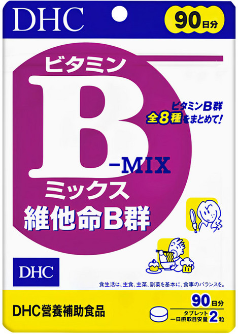 DHC 台灣公司貨 維他命B群 90日份, 180顆, 200mg, 1包