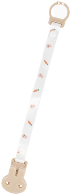 아띠래빗 유아용 쪽쪽이 클립 스트랩 노리개홀더, 푸딩베이지, 1개