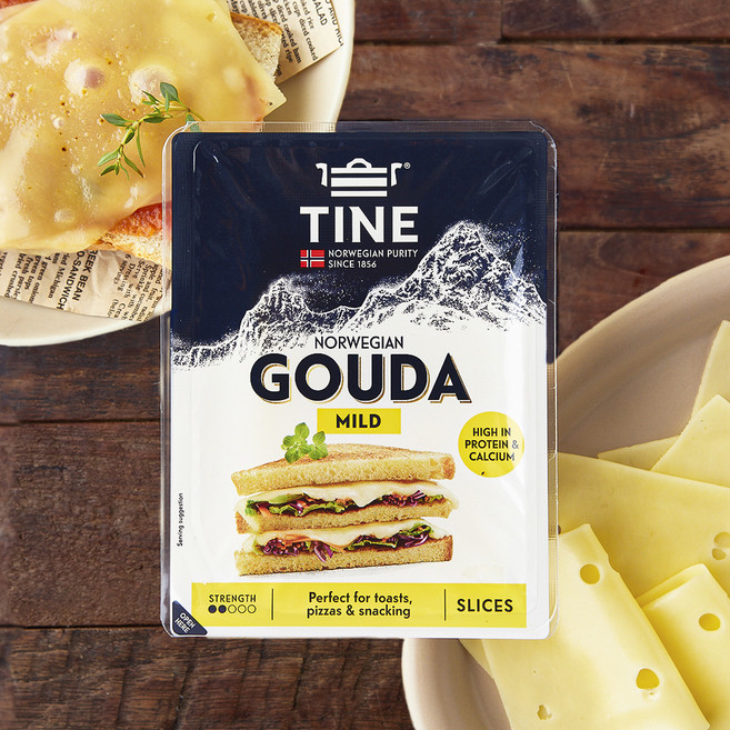 티네 노르웨지안 고다 슬라이스, 120g, 1개입, 1개
