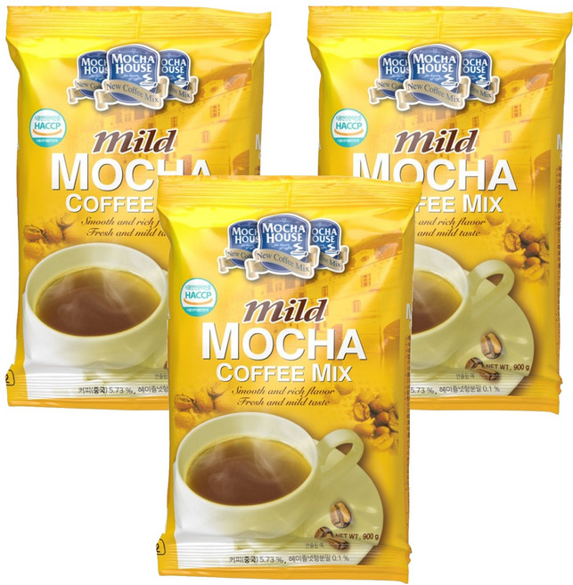 모카하우스 마일드모카 자판기용 커피믹스, 900g, 3개