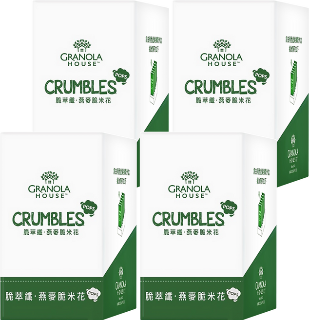 GRANOLA HOUSE 宴麥森林 脆米花 法式巧克力 6包, 192g, 4盒