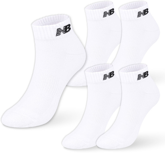 뉴발란스 스탠다드 단목 양말 5팩 NBDSDSXL