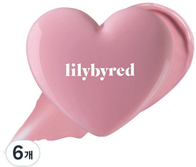 릴리바이레드 러브빔 치크밤 3.5g, 10 포도빔, 6개