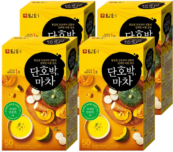 담터 단호박마차, 17g, 50개입, 4개