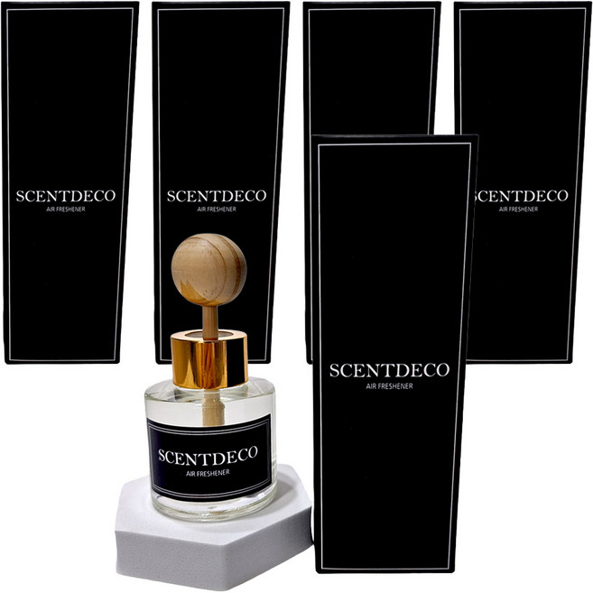 센트데코 차량용 디퓨져, 5개, 금목서