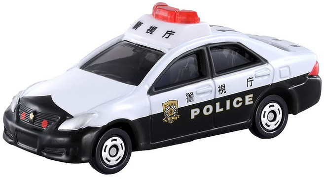 TOMICA TAKARA TOMY 豐田皇冠, 1台, Police car White/Blue