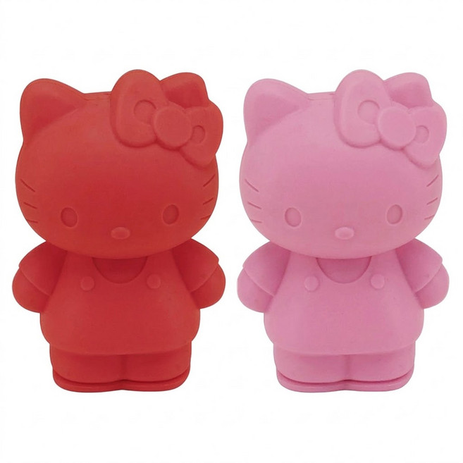 Skater Hello Kitty 矽膠調味料罐 2入, 2個矽膠調味料罐, 1組