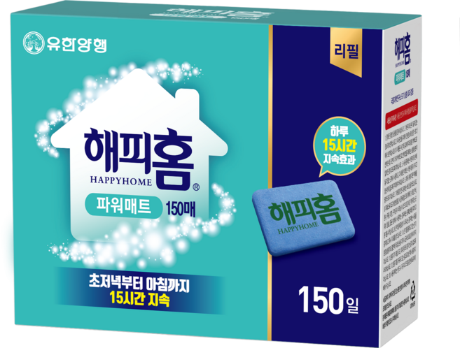 해피홈 유한양행 파워매트 리필 150p, 1개