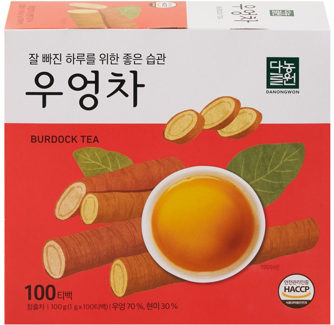 다농원 우엉차 티백, 1g, 100개입, 1개