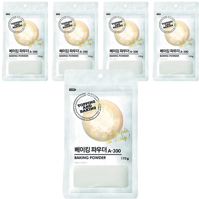 베이킹 파우더 A-300, 170g, 5개