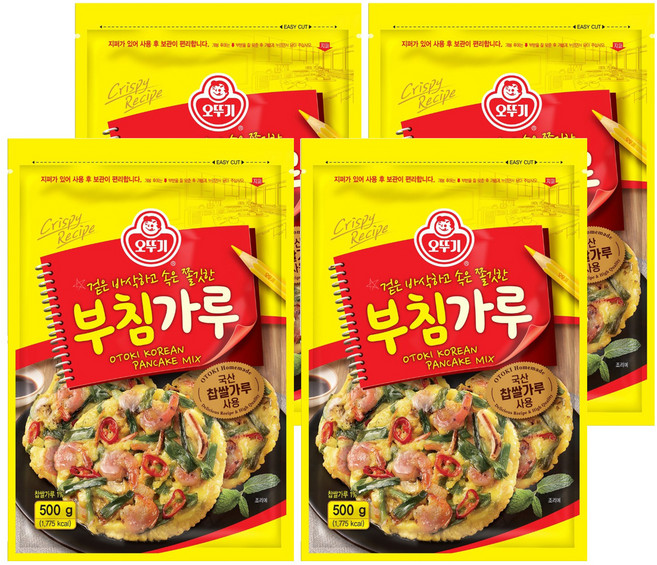 오뚜기 부침가루, 500g, 4개