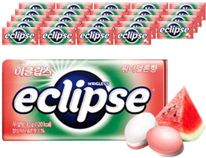 이클립스 워터멜론향 Tin, 30g, 25개