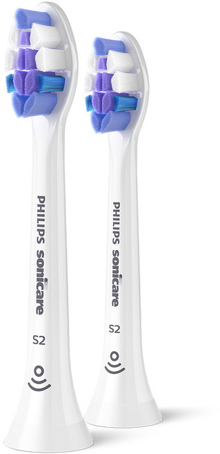PHILIPS 飛利浦 Sonicare S2 敏感型超細刷毛電動牙刷刷頭, HX6052/93, 2個