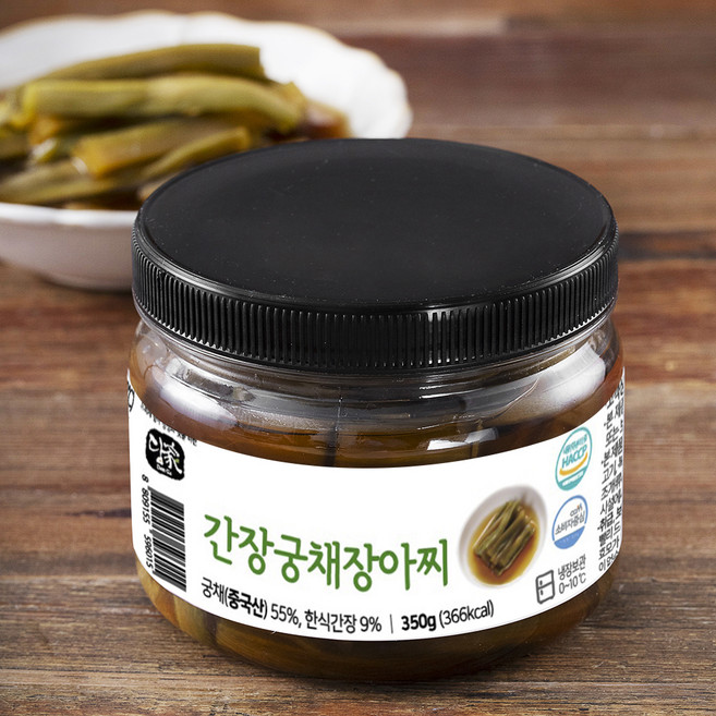 담가 간장궁채 장아찌, 350g, 1개