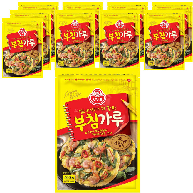 오뚜기 부침가루, 500g, 10개