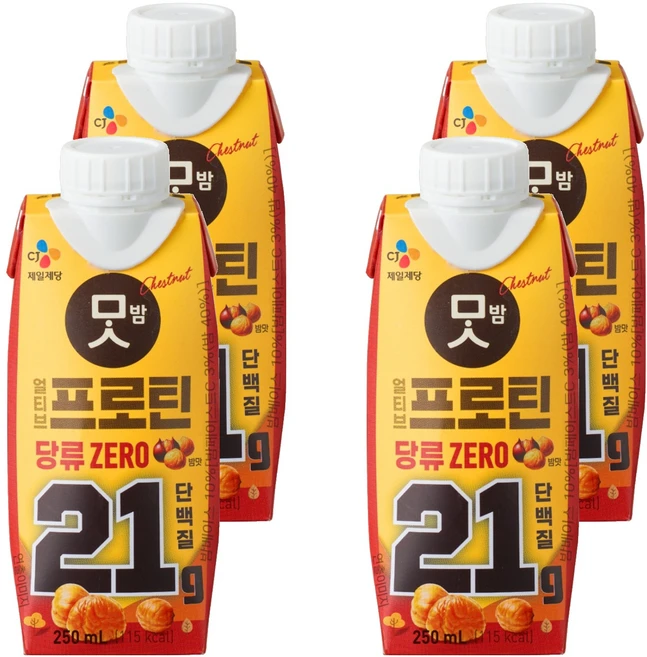 얼티브 프로틴 밤맛, 250ml, 4개 - 쿠팡