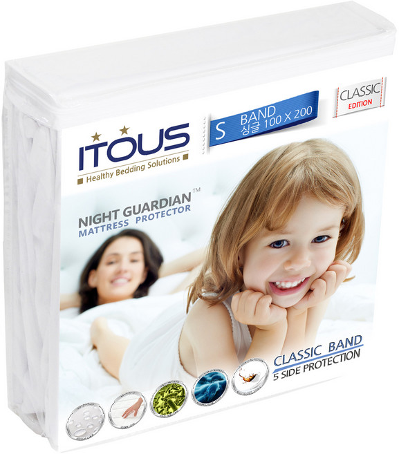 이투스베딩 나이트 가디언 클래식 5면 방수 매트리스 보호 커버 밴드형