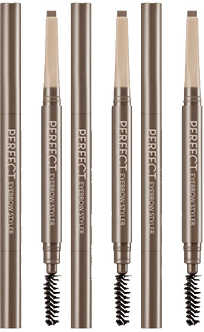 미샤 퍼펙트 아이브로우 스타일러 오토 0.35g, 라이트브라운, 3개
