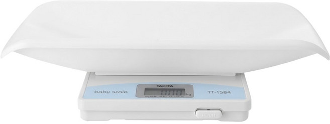 TANITA 塔尼達日本TANITA電子嬰兒秤, TT-1584, 1個, 白色