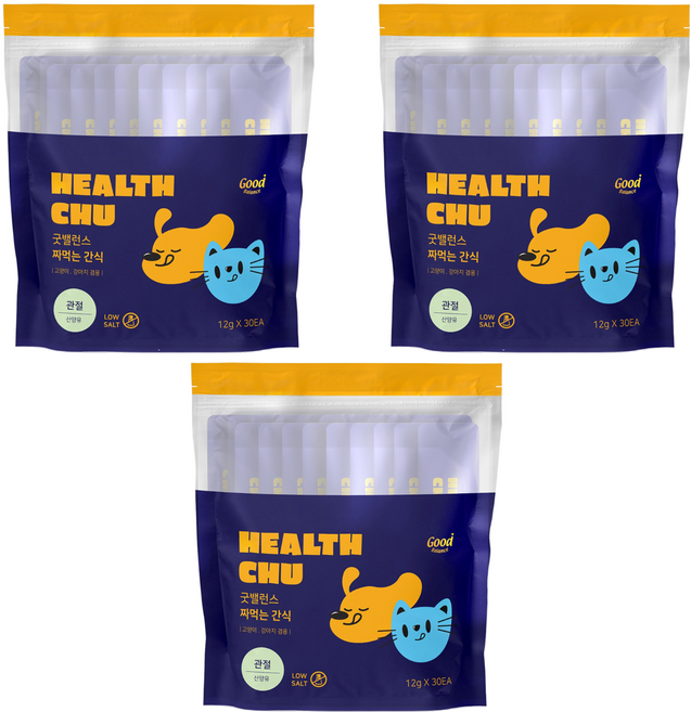 굿밸런스 반려동물 짜먹는 간식 30p, 산양유, 360g, 3개