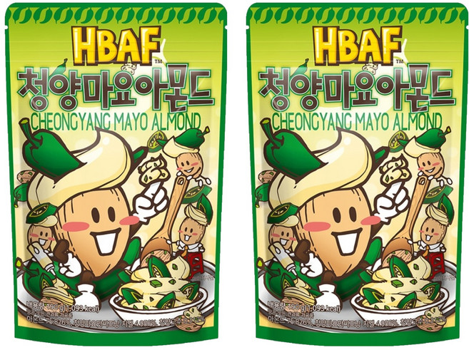 바프 청양마요 아몬드, 190g, 2개