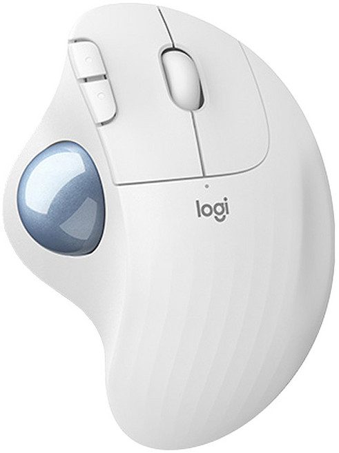 logitech 羅技 軌跡球滑鼠, ERGO M575S, 珍珠白
