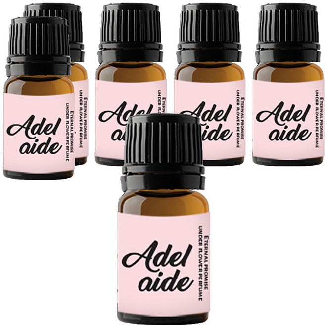 더블유피부연구소 언더플라워퍼퓸 아델레이드 여성청결제, 5ml, 6개