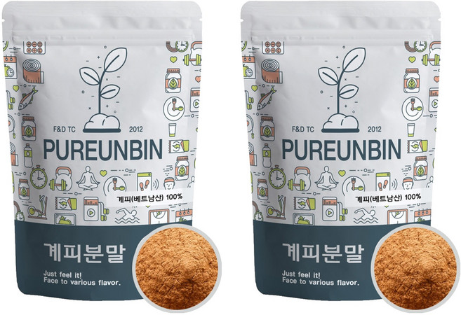 PUREUNBIN 肉桂粉, 200g, 2個