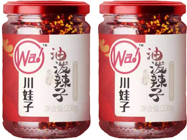 川娃子 油潑辣子調味料, 230g, 2罐