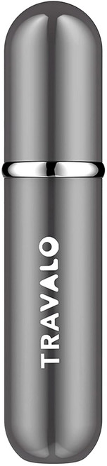 TRAVALO Classic New 幫浦式填充便攜香水瓶 5ml, 鈦, 1個