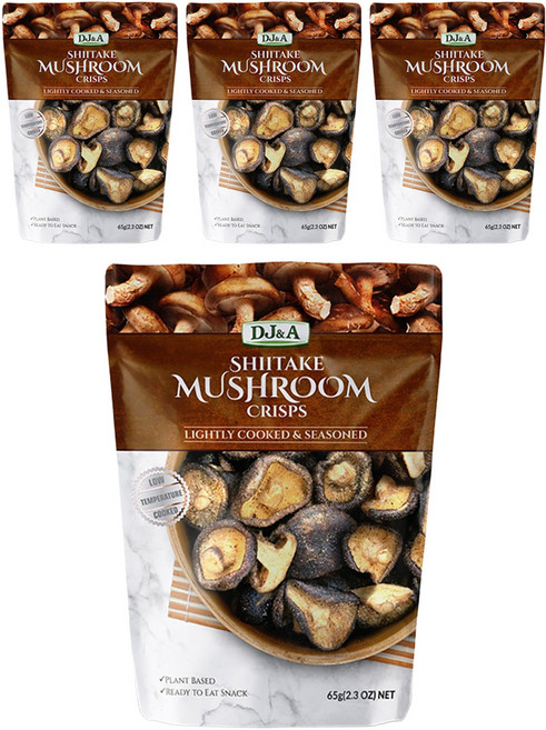 디제이앤에이 표고버섯 크리스프, 65g, 4개