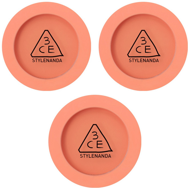3CE 페이스 블러쉬 5g, SOFT SALMON, 3개