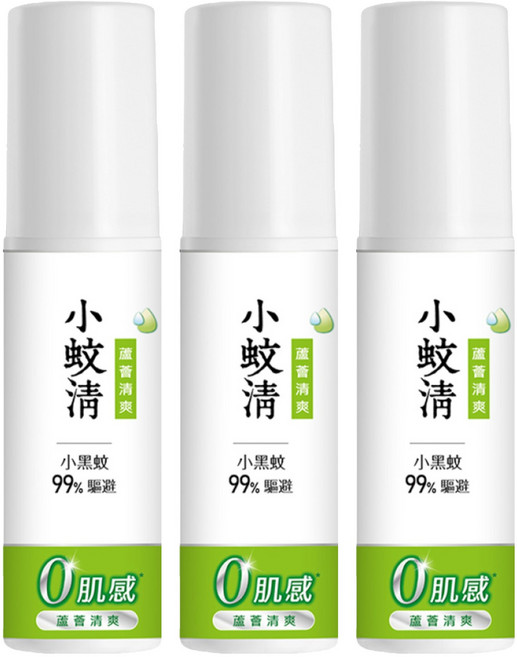 Farcent 花仙子 小蚊清 植萃清爽防蚊液 檸檬馬鞭草, 100ml, 3瓶