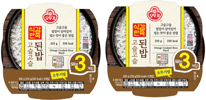 OTOKI 不倒翁 即食白飯, 6入, 210g