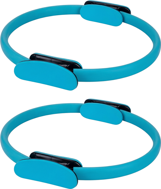 MICHAEL FITNESS 麥克健身 普拉提圈, 藍色, 2個