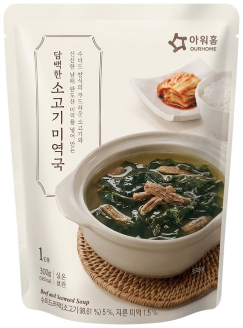OURHOME 愛味弘 牛肉海帶湯, 300g, 1包