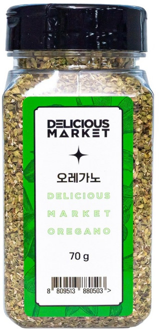 딜리셔스마켓 오레가노, 70g, 1개