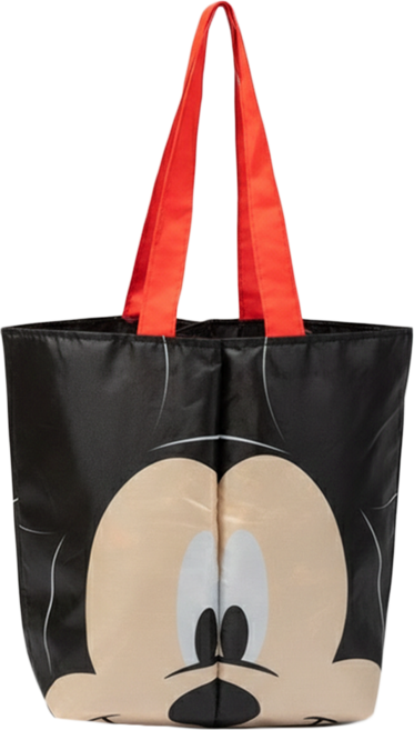 Disney 迪士尼 翻轉魔術雙杯袋 CA876-7, 米奇 黑色 + 膚色 + 紅色, 1個