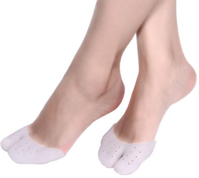 타이탄 말랑 발 실리콘 패드 양쪽세트 화이트, 1세트