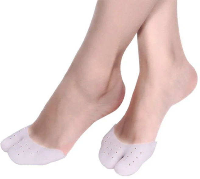 타이탄 말랑 발 실리콘 패드 양쪽세트 화이트, 1세트 - 쿠팡