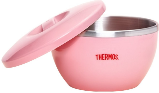THERMOS 膳魔師 不鏽鋼隔溫碗, 櫻花粉, 1個