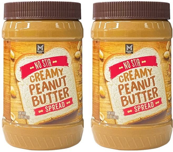 멤버스마크 로스팅 크리미 땅콩버터, 1.13kg, 2개