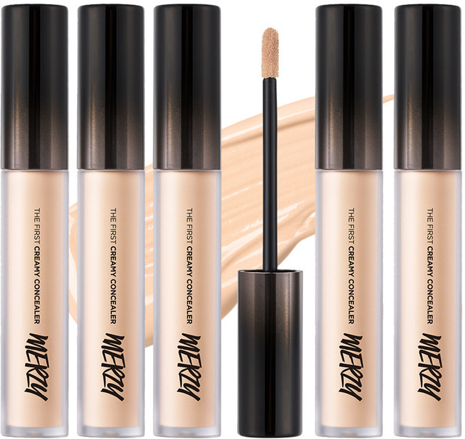 머지 더 퍼스트 크리미 컨실러 5.6g, CL2 라이트, 5개