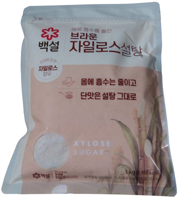 백설 자일로스 브라운 설탕, 1kg, 1개
