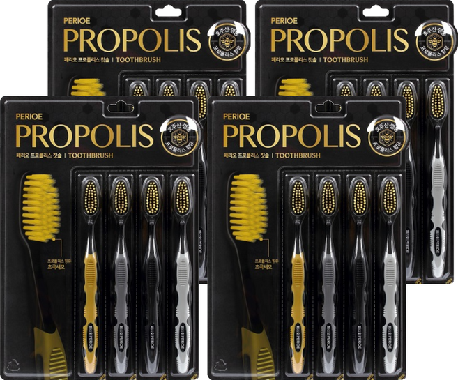 페리오 프로포리스 칫솔, 4개입, 4개