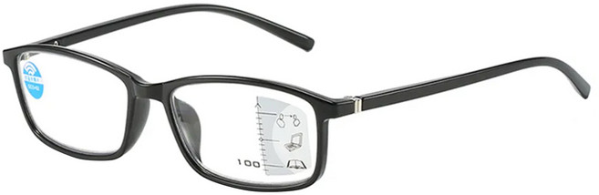 Quinta UV400漸進多焦點防藍光老花眼鏡 年輕時尚 經典方框 400度 QTPM2821